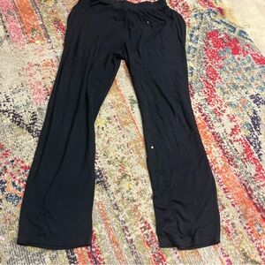 Parsley & Sage Pants Womens Large black pull on stretch pants wide leg